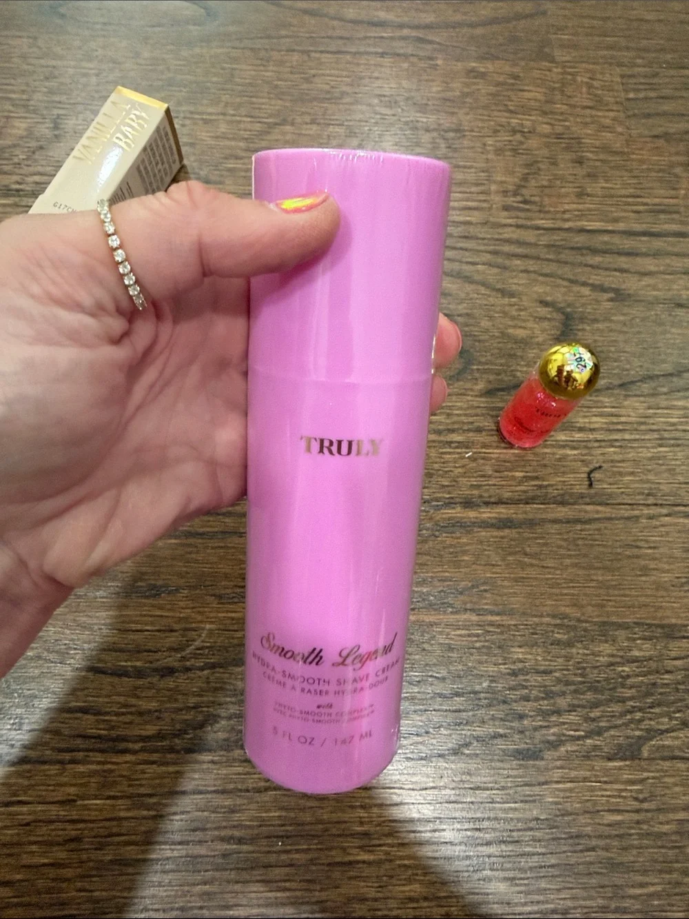 TRULY Pink Smooth Shave Cream & Assorted Hydrating Lip Gloss Trio